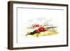 Firing Practice-Richard Simkin-Framed Art Print