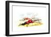 Firing Practice-Richard Simkin-Framed Art Print