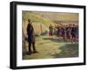 Firing Squad About to Shoot Eugene Varlin, C.1918-Maximilien Luce-Framed Giclee Print