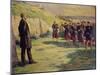 Firing Squad About to Shoot Eugene Varlin, C.1918-Maximilien Luce-Mounted Giclee Print