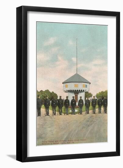 Firing Squad, Block House, Erie, Pennsylvania-null-Framed Art Print