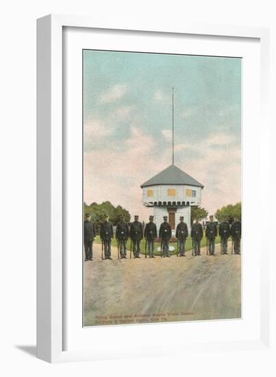 Firing Squad, Block House, Erie, Pennsylvania-null-Framed Art Print