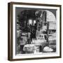 Firing Tableware in the Noted Pottery Centre, Trenton, New Jersey, USA, Early 20th Century-null-Framed Photographic Print