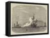 Firing Trials Against HMS Glatton in Portland Roads-Edwin Weedon-Framed Stretched Canvas