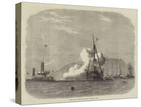 Firing Trials Against HMS Glatton in Portland Roads-Edwin Weedon-Stretched Canvas