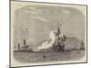 Firing Trials Against HMS Glatton in Portland Roads-Edwin Weedon-Mounted Giclee Print