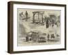 Firing Trials with the Eighty-One Ton Gun at Shoeburyness-null-Framed Giclee Print
