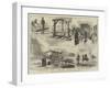 Firing Trials with the Eighty-One Ton Gun at Shoeburyness-null-Framed Giclee Print