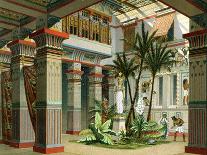 Ancient Egyptian Palace Interior, 1888-Firmin Didot-Stretched Canvas