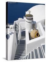 Firostefani, Santorini, Cyclades, Greek Islands, Greece, Europe-Papadopoulos Sakis-Stretched Canvas