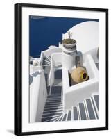 Firostefani, Santorini, Cyclades, Greek Islands, Greece, Europe-Papadopoulos Sakis-Framed Photographic Print