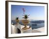 Firostefani, Santorini, Cyclades Islands, Greek Islands, Greece, Europe-Hans Peter Merten-Framed Photographic Print