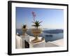 Firostefani, Santorini, Cyclades Islands, Greek Islands, Greece, Europe-Hans Peter Merten-Framed Photographic Print