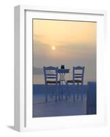 Firostefani, Santorini, Cyclades Islands, Greek Islands, Greece, Europe-Hans Peter Merten-Framed Photographic Print