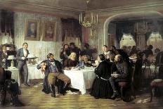 Merchant's Funeral Banquet, 1870s-Firs Sergeevich Zhuravlev-Giclee Print