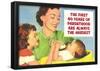 First 40 Years of Parenthood are Always the Hardest Funny Poster Print-null-Framed Poster