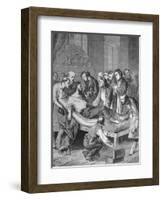 First Administration of Ether to a Patient to Undergo Surgery in Boston in 1846-null-Framed Art Print