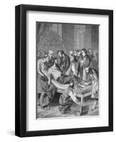 First Administration of Ether to a Patient to Undergo Surgery in Boston in 1846-null-Framed Art Print