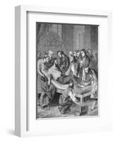 First Administration of Ether to a Patient to Undergo Surgery in Boston in 1846-null-Framed Art Print