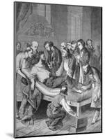 First Administration of Ether to a Patient to Undergo Surgery in Boston in 1846-null-Mounted Art Print