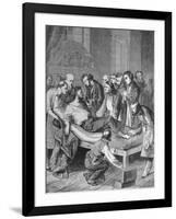 First Administration of Ether to a Patient to Undergo Surgery in Boston in 1846-null-Framed Art Print