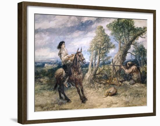 First Adventure of Gil Blas, 1892-John Gilbert-Framed Giclee Print