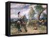 First Adventure of Gil Blas, 1892-John Gilbert-Framed Stretched Canvas