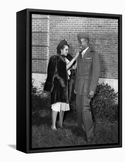 First African American Marine Officer Was Commissioned in Nov. 10, 1945-null-Framed Stretched Canvas