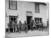 First African American Troop the United States Has Ever Sent to England, Having Beer at Local Pub-null-Mounted Photographic Print