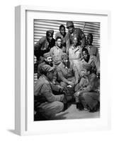 First African American Troop the United States Has Ever Sent to England-David Scherman-Framed Photographic Print