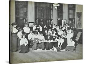 First Aid Class for Women, Montem Street Evening Institute, London, 1913-null-Stretched Canvas