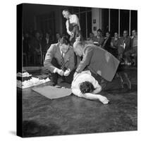 First Aid Competition, Mexborough, South Yorkshire, 1961-Michael Walters-Stretched Canvas