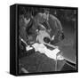 First Aid Competition, Mexborough, South Yorkshire, 1961-Michael Walters-Framed Stretched Canvas