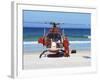 First Aid Medical Helicopter Lands on the Beach, South Africa, Africa-Yadid Levy-Framed Photographic Print