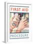 First Aid Procedure-Found Image Press-Framed Photographic Print