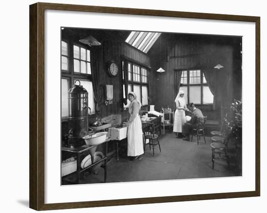 First Aid Room, Wolseley Car Factory, Birmingham, 1920S-null-Framed Photographic Print