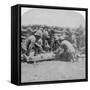 First Aid to a Wounded Fusilier, Honey Nest Kloof Battle, Boer War, South Africa, February 1900-Underwood & Underwood-Framed Stretched Canvas