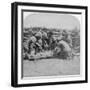 First Aid to a Wounded Fusilier, Honey Nest Kloof Battle, Boer War, South Africa, February 1900-Underwood & Underwood-Framed Giclee Print