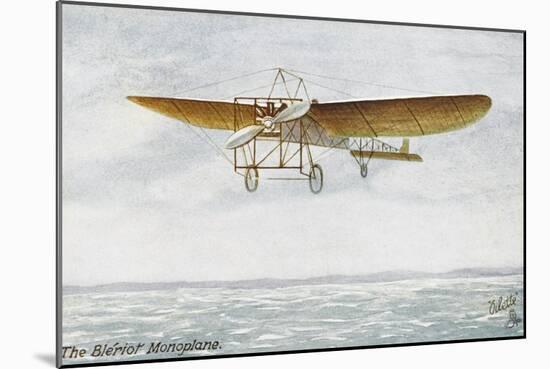 First Air Crossing of the English Channe-null-Mounted Art Print