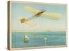 First Air Crossing of the English Channel: Approaching the Cliffs of Dover-null-Stretched Canvas