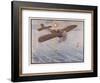 First Air Crossing of the English Channel: Over the Open Sea-H. Delaspre-Framed Art Print