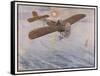 First Air Crossing of the English Channel: Over the Open Sea-H. Delaspre-Framed Stretched Canvas