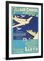 First Air Cruise in History-null-Framed Art Print