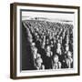 First All Black Combat Division, 93Rd, on Parade after Hike in Sweltering Heat at Fort Huachuca-Charles E^ Steinheimer-Framed Photographic Print