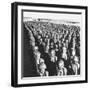 First All Black Combat Division, 93Rd, on Parade after Hike in Sweltering Heat at Fort Huachuca-Charles E^ Steinheimer-Framed Photographic Print