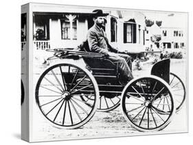First American Automobile, Designed and Built by Charles and Frank Duryea, 1893-null-Stretched Canvas