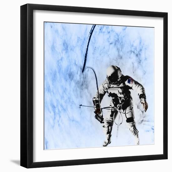 First American EVA, Gemini 4 Mission, 1965-Science Source-Framed Giclee Print