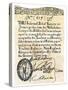 First American Paper Money, Colonial Massachusetts, 1690-null-Stretched Canvas