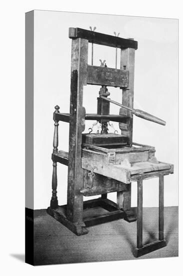 First American Printing Press-null-Stretched Canvas