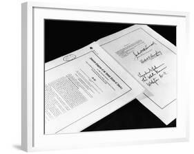 First and Last Pages of the 1968 Civil Rights-null-Framed Photo